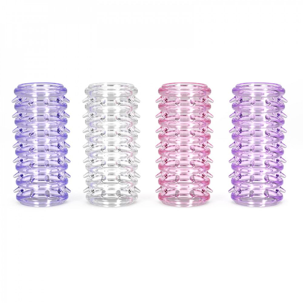 - Стимулююча насадка Meleon - Caterpillar Delay Sleeve (Assorted Colors), PS-37 1
