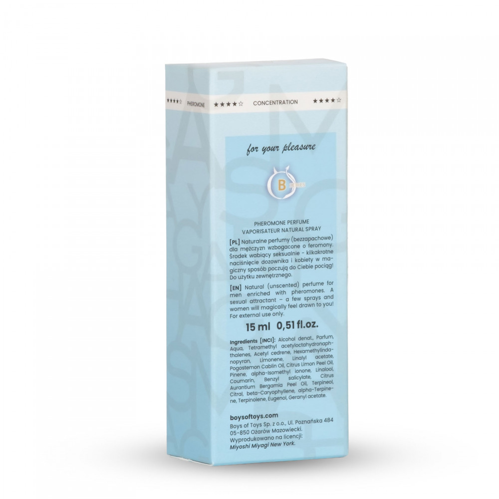 Різне - Феромони для чоловіків Miyoshi Miyagi PURE for MAN, 15 ml NEW 6