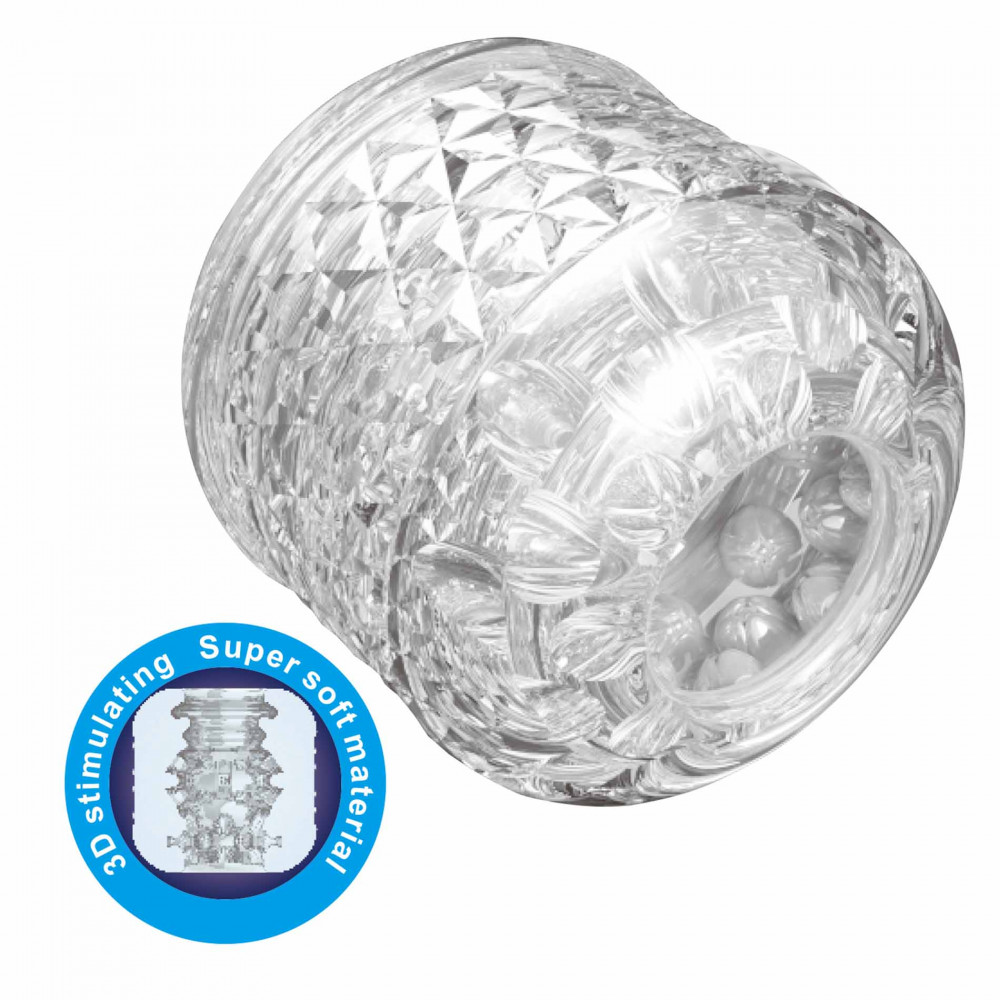 Різне - Мастурбатор Pretty Love - Cary Transparent, BM-009253MN-2 1