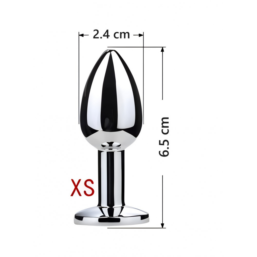 Разное - Анальная пробка с хвостом SKN-Z39 Light grey ( размер XS ) 1