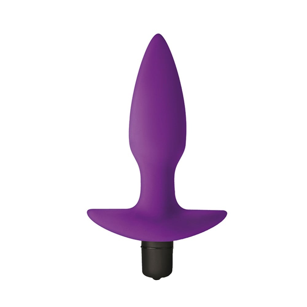 Анальные игрушки с вибрацией - Анальная пробка с вибрацией Mai Attraction, фиолетовая