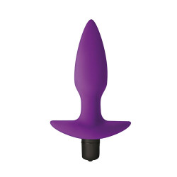 Анальная пробка с вибрацией Mai Attraction, фиолетовая