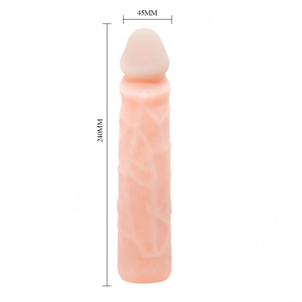 Фаллоимитаторы - Фаллоимитатор реалистичный с хребтом Baile Love Companion, 24 см 5