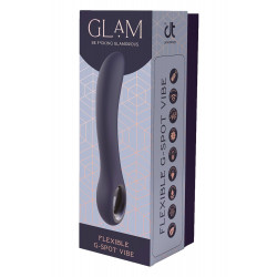 Гнучкий вібратор для точки G Dream Toys Glam Flexible G-Spot, синій