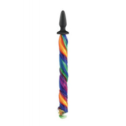 Анальная пробка NS Novelties Unicorn Tails, Радужный хвост