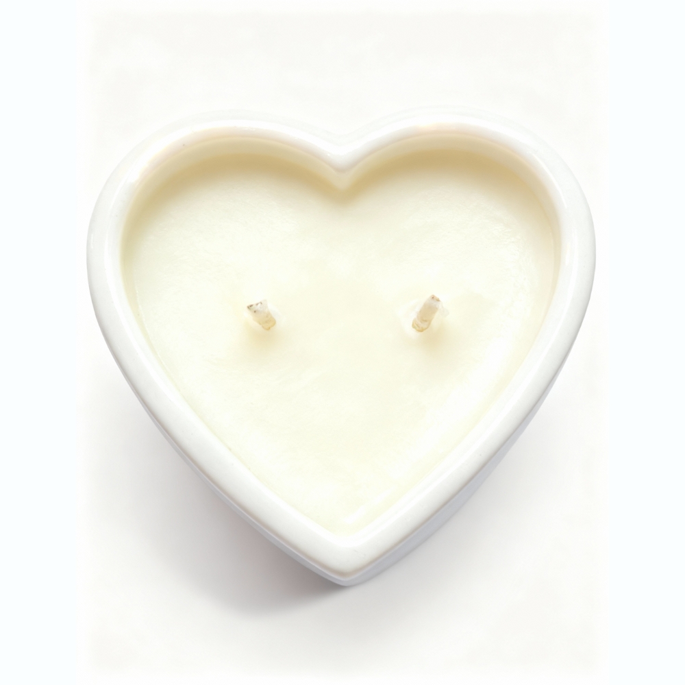 Для масажу - Масажна свічка з ароматом шоколаду Candy Chocolate у формі серця, 70 мл 12