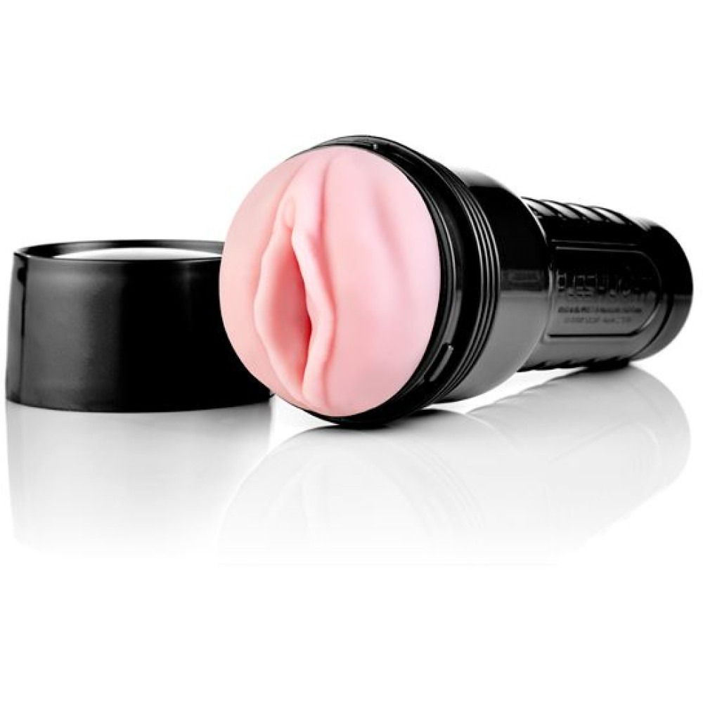 Секс игрушки - Мастурбатор в колбе Fleshlight Pink Lady Vortex, киберкожа, телесный 1