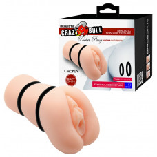 Мастурбатор-Вагіна Crazy Bull-LEONA Pocket Pussy vagina, BM - 009225NH