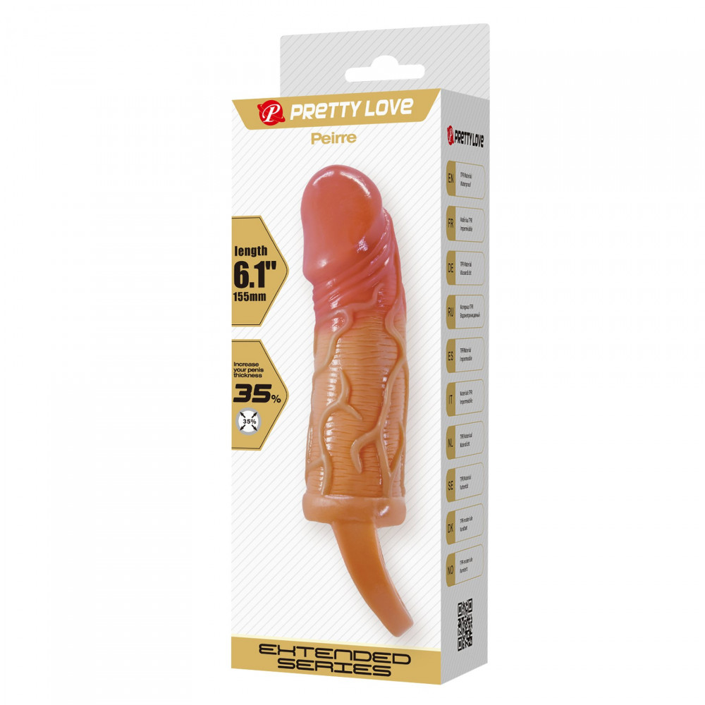  - Насадка-презерватив Pretty Love - Peirre, BI-026211-2 7