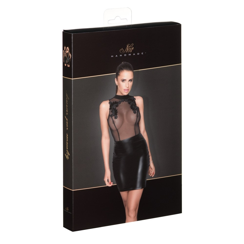 - Сукня з декоративною вишивкою Noir Handmade F222 чорна, XL 5