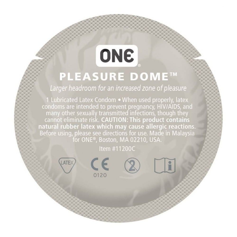 Лубриканты - Презервативы One Pleasure Dome,5 штук 3