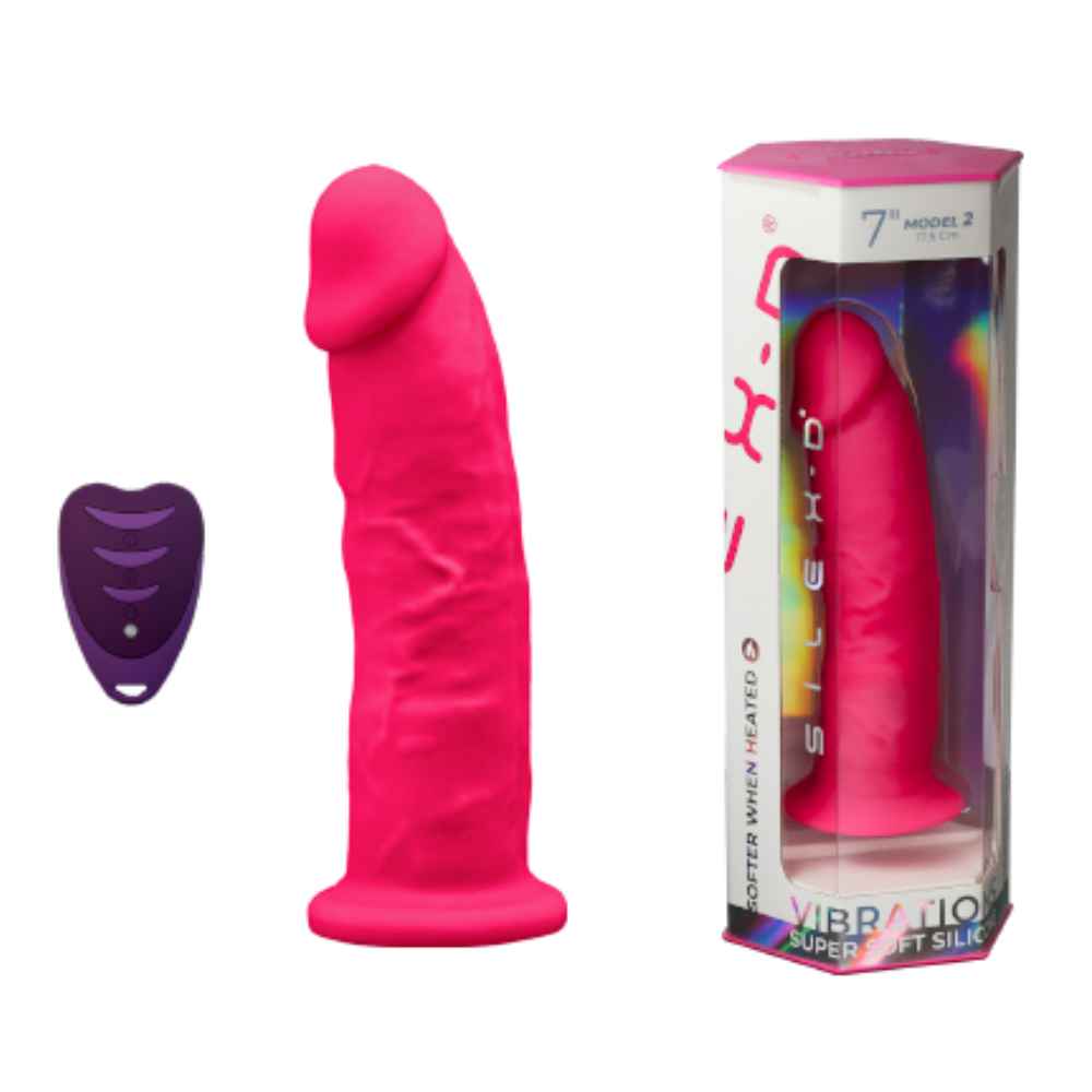 Різне - Реалістичний вібратор-масажер для точки G з пультом керування Silexd Model 2 (7