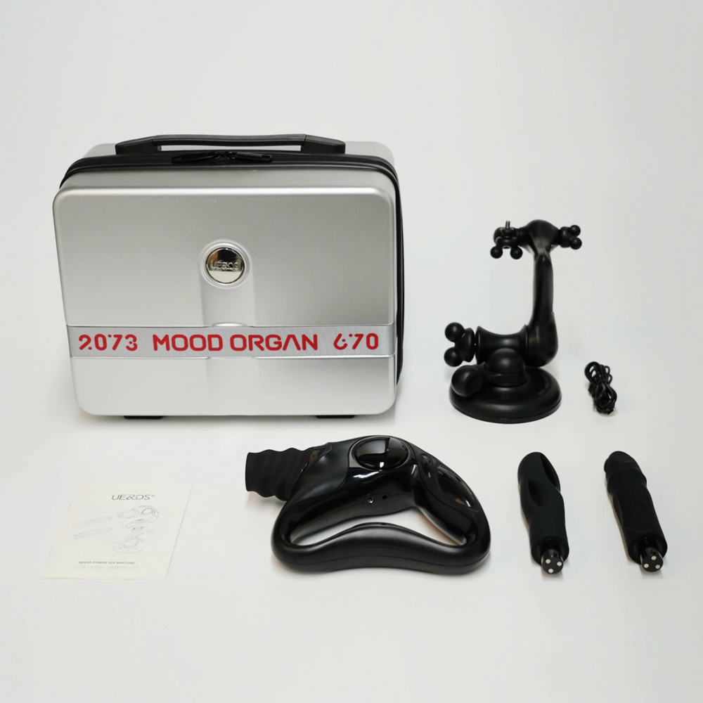 Різне - Секс-машина Upko UEROS Nexus Power Black з фрикціями, вібрацією та обертальною стимуляцією, чорна 7