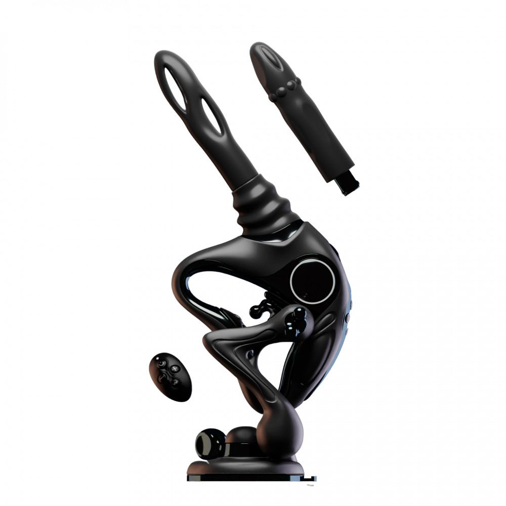 Різне - Секс-машина Upko UEROS Nexus Power Black з фрикціями, вібрацією та обертальною стимуляцією, чорна 1