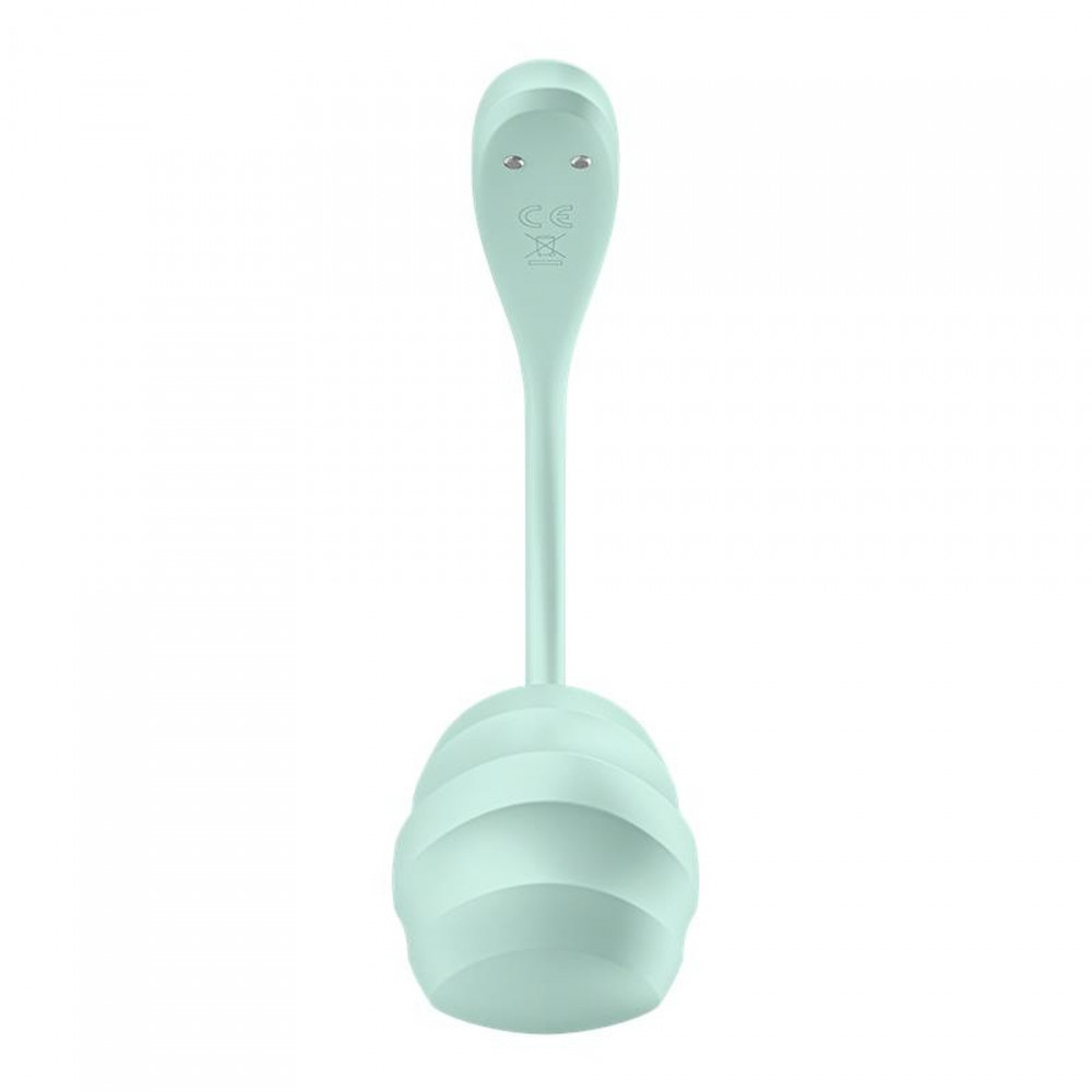 Секс игрушки - Смарт вибро-яйцо Satisfyer Smooth Petal, мятный 2