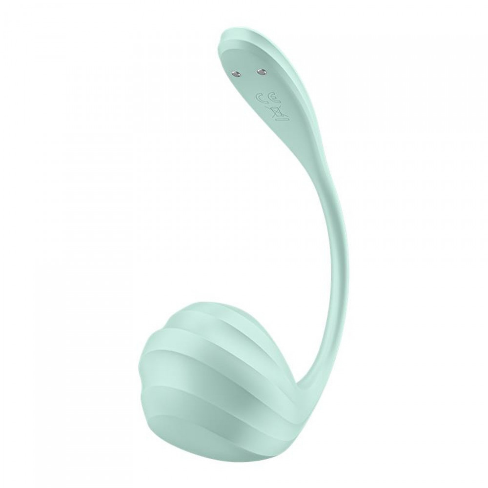 Секс игрушки - Смарт вибро-яйцо Satisfyer Smooth Petal, мятный 1