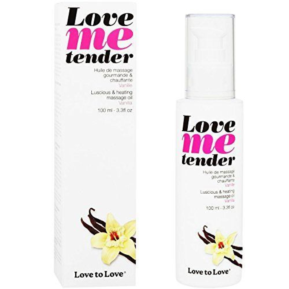 Массажные масла и свечи - Массажное масло Love To Love - Love Me Tender, Vanille (100 мл), аромат ванили, без парабенов