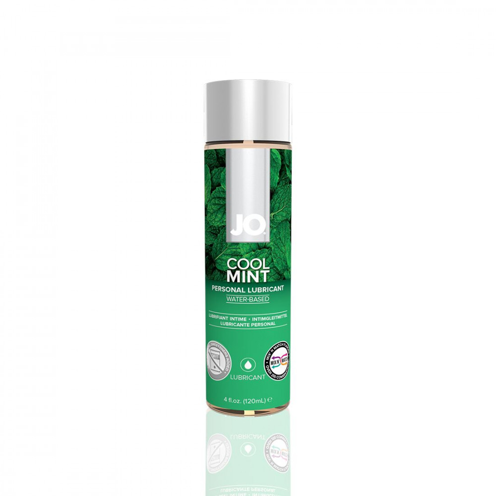 Оральные смазки - Смазка на водной основе System JO H2O — Cool Mint (120 мл) без сахара, растительный глицерин