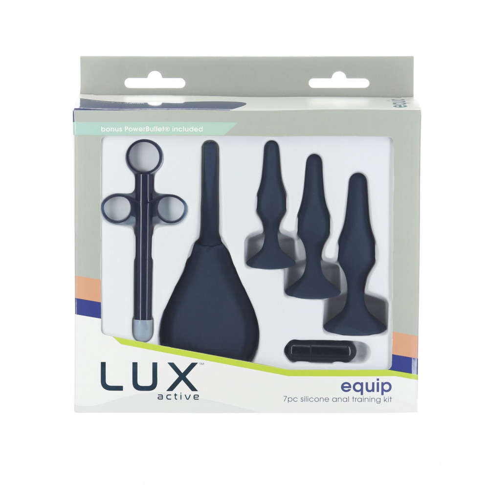 Наборы анальных пробок - Набор анальных игрушек для новичков Lux Active – Equip – Silicone Anal Training Kit