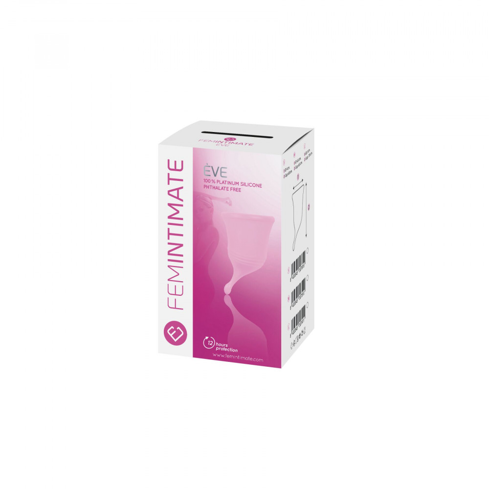  - Менструальная чаша Femintimate Eve Cup New размер S, объем — 25 мл, эргономичный дизайн 2