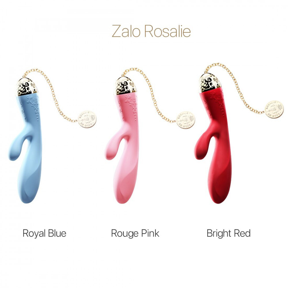 Вибратор-кролик - Смартвибратор-кролик Zalo — Rosalie Royal Blue 1