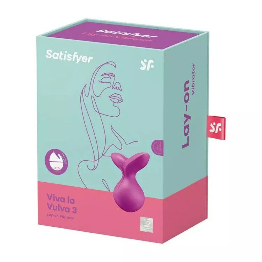 Клиторальный вибратор - Мини-вибромассажер Satisfyer Viva la Vulva 3 Violet 2