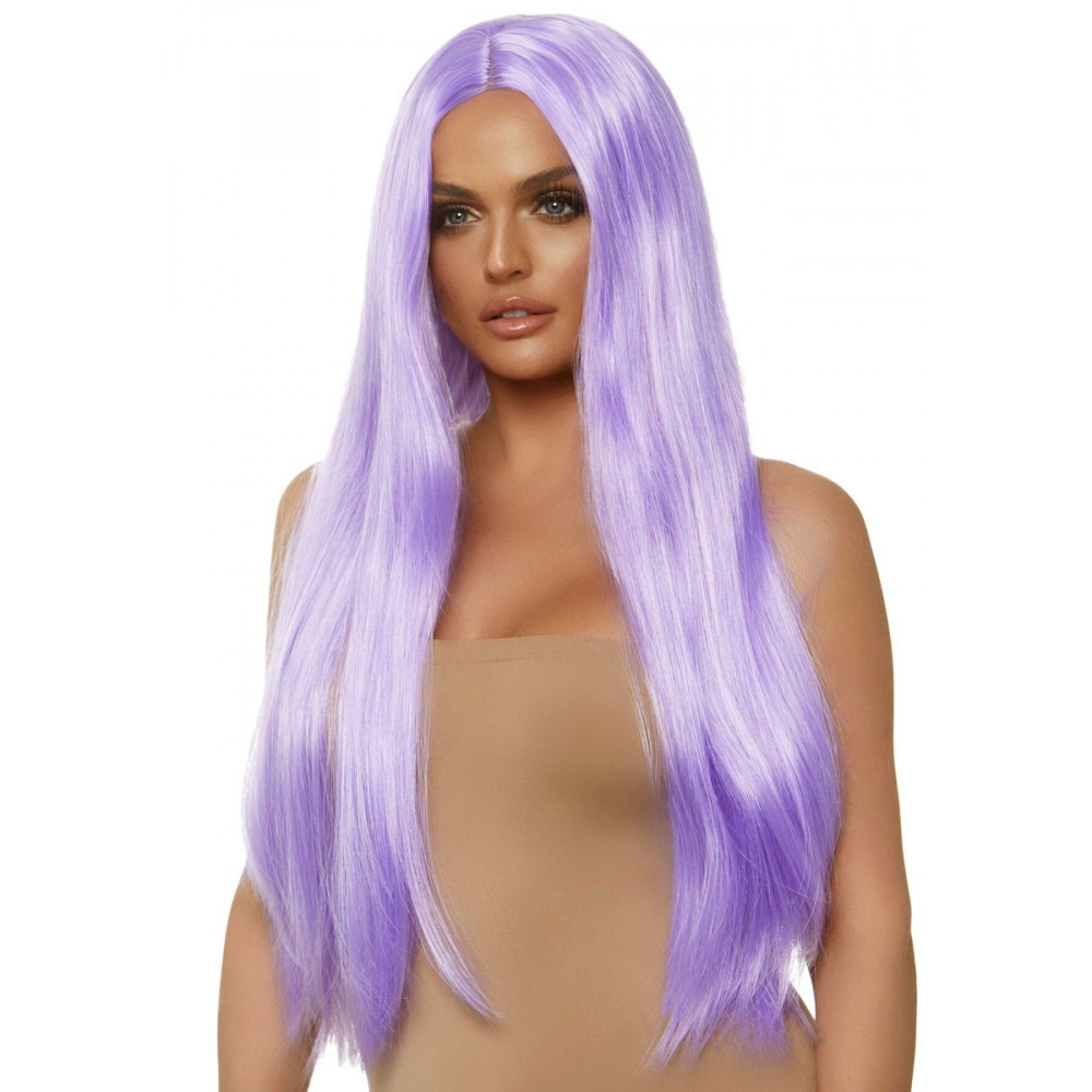 Аксессуары для эротического образа - Парик Leg Avenue 33″ Long straight center part wig lavender