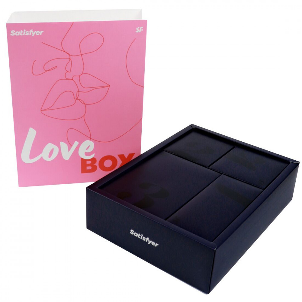 Подарочные наборы - Подарочный набор Satisfyer Love Box, игрушка для него и для нее, белье, мешочек для хранения 1