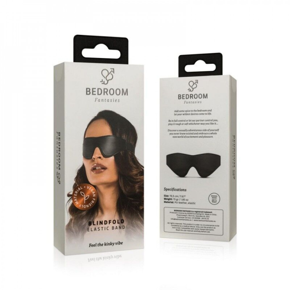 Маски - Маска Bedroom Fantasies Blindfold Elastic Band - Black 1