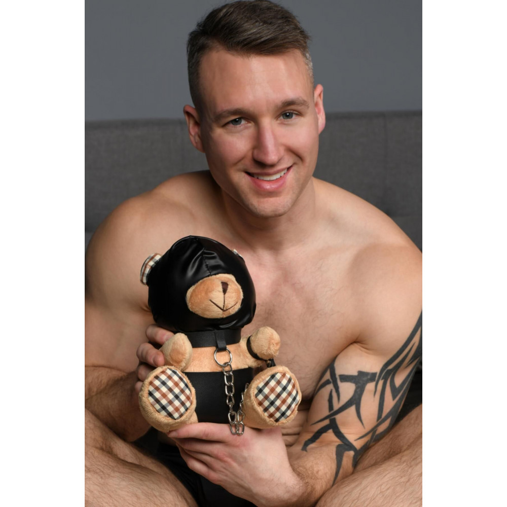 Секс приколы, Секс-игры, Подарки, Интимные украшения - Игрушка плюшевый медведь HOODED Teddy Bear Plush, 23x16x12см 7