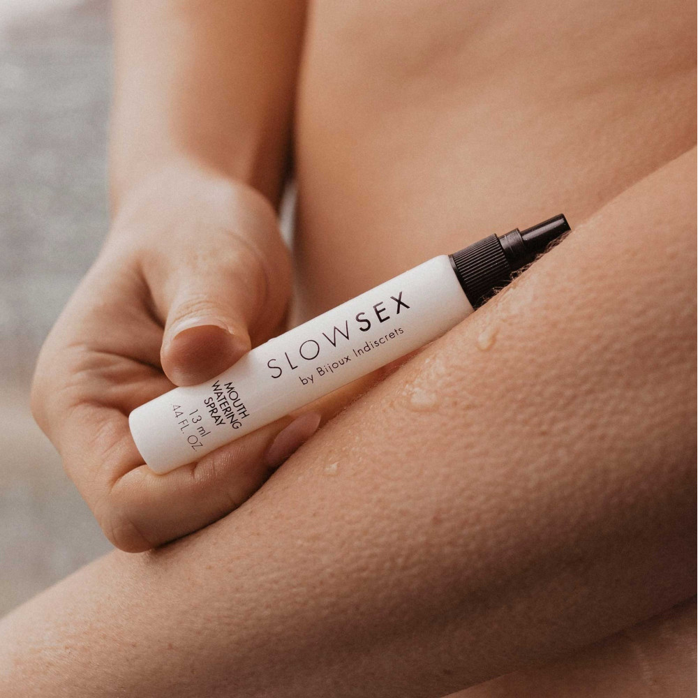 - Спрей для посилення слиновиділення Slow Sex by Bijoux Indiscrets MOUTHWATERING SPRAY водній основі