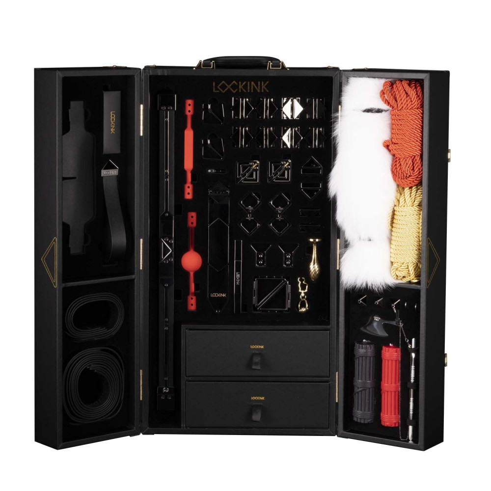 Наборы для БДСМ - БДСМ-набор LOCKINK All-in-1 BDSM Play Kit - Black Color