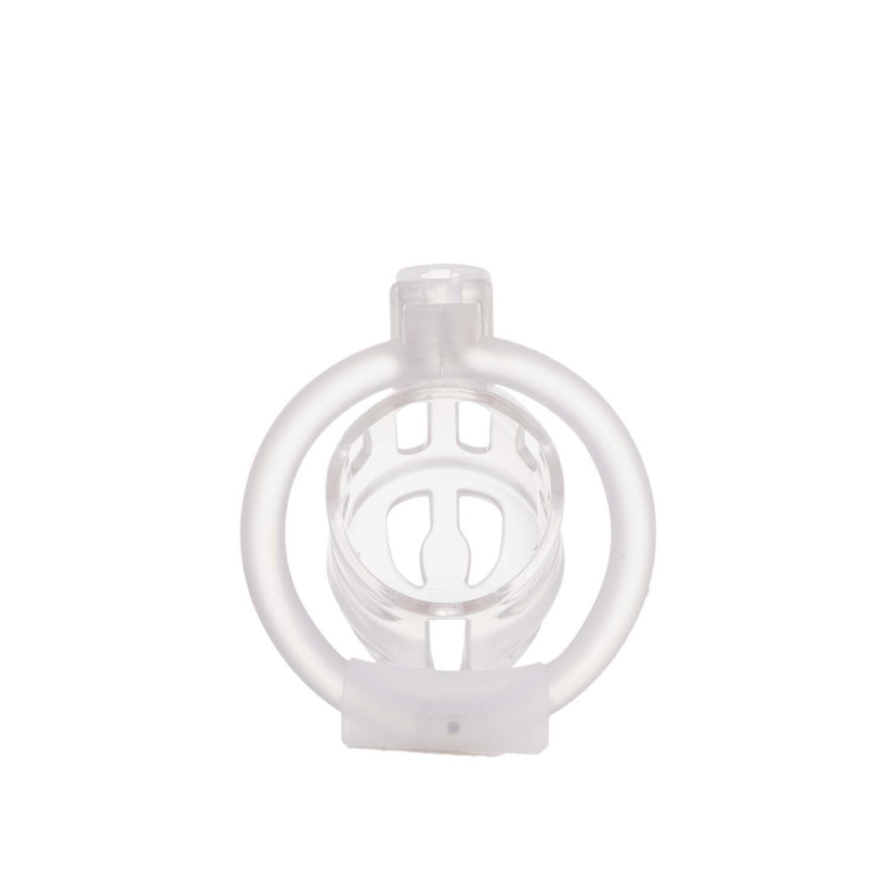 Наручники, веревки, бондажы, поножи - Клетка для пениса LOCKINK SEVANDA Plastic Penis Chastity Cage - Transparent 1