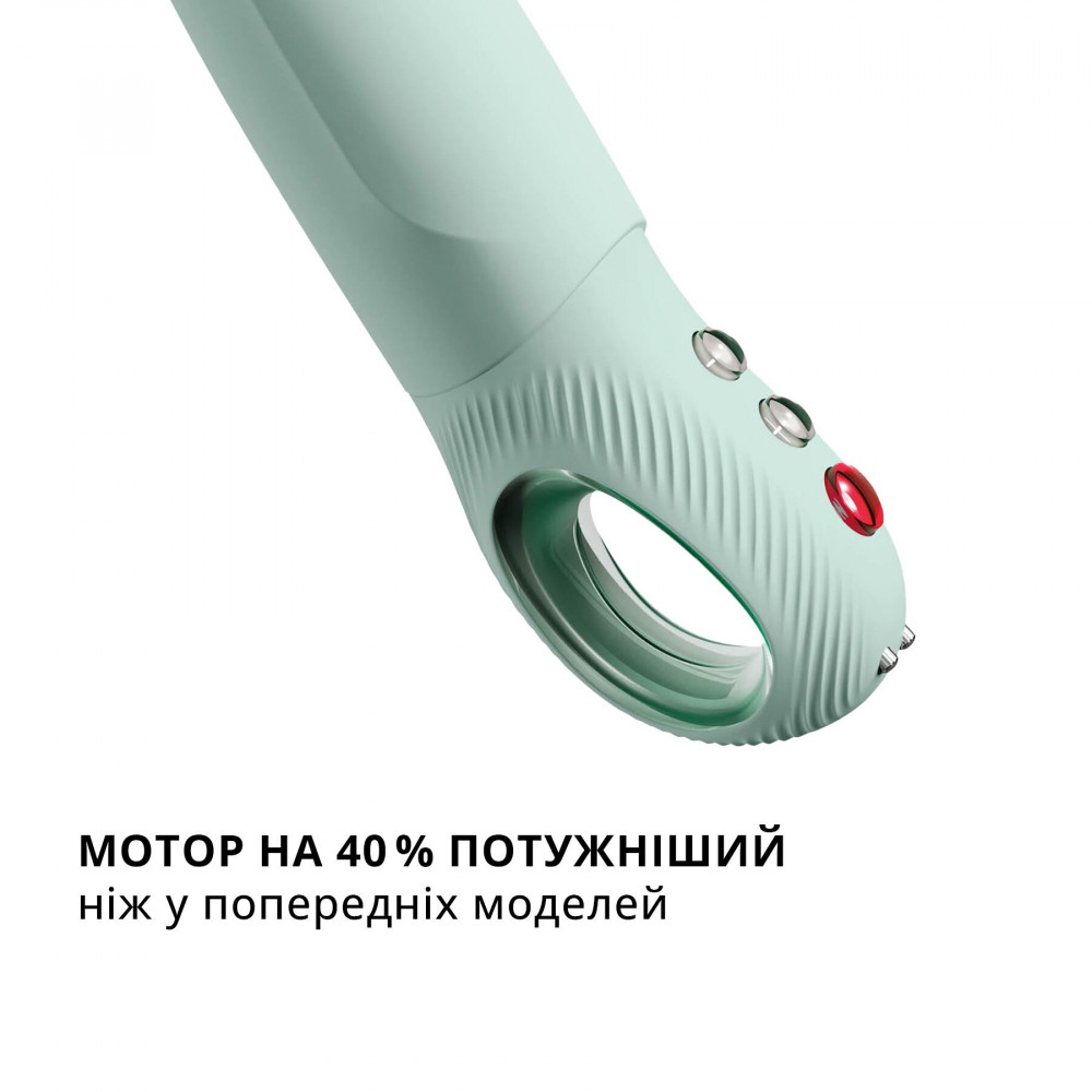 Классический вибратор - Пульсатор для точки G Fun Factory STRONIC G FORTE sage green, 8 режимов, супермощный 4