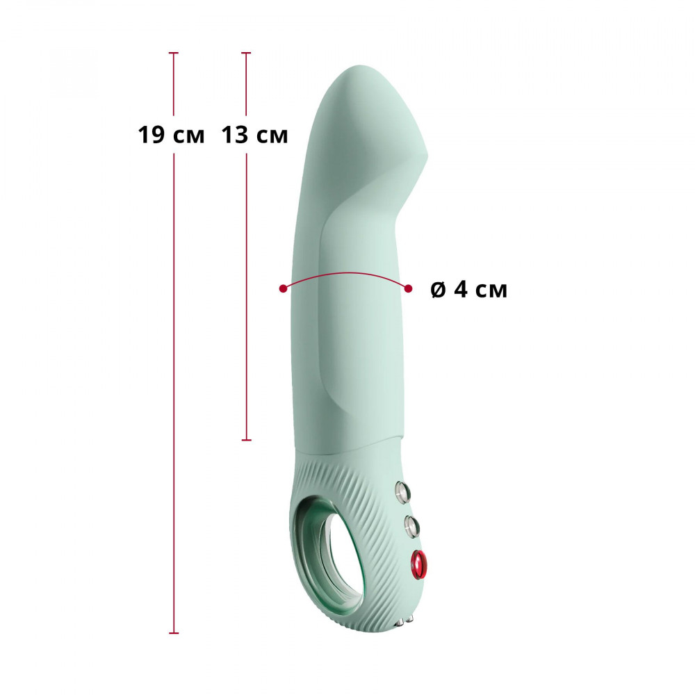 Классический вибратор - Пульсатор для точки G Fun Factory STRONIC G FORTE sage green, 8 режимов, супермощный 1