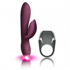 Набір для пар Climaximum L'amour, вібратор-кролик + ерекційне віброкільце, 10 режимів, заряджувані