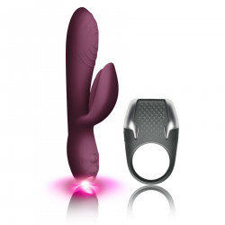 Набор для пар Climaximum L'amour, вибратор-кролик + эрекционное виброкольцо, 10 режимов, заряжаемые