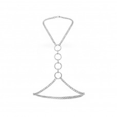 Металева портупея Art of Sex - Mango, колір срібло, XS-2XL