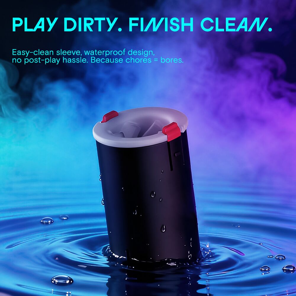 Мастурбаторы с вибрацией - Смарт-мастурбатор Kaotik Labs The Shotty, режим edging, вибрация, вращение и имитация фрикций 10