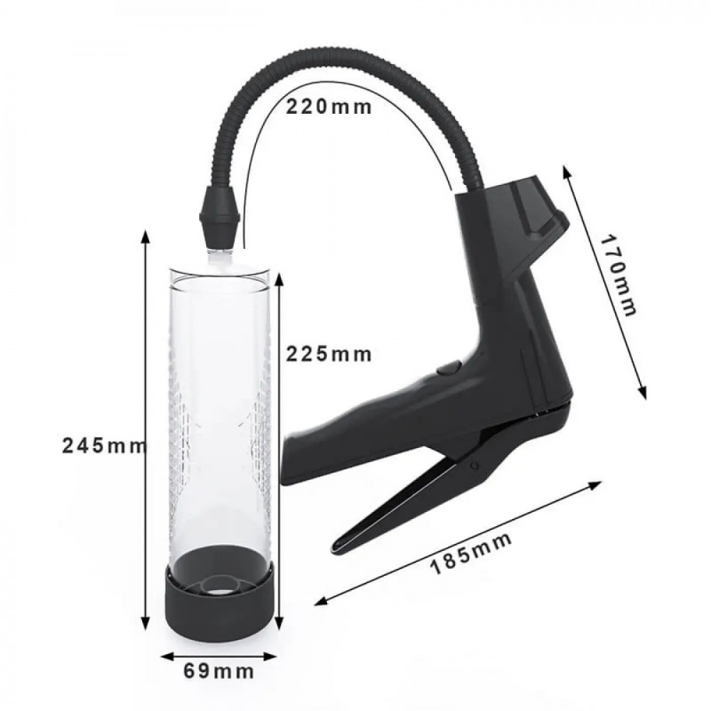 Помпи - Вакуумна помпа Men Powerup MEN Air Gun Penis Pump 2