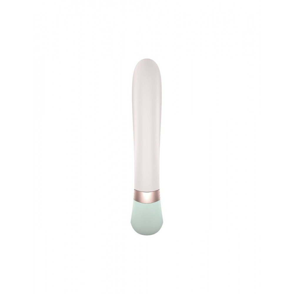 Вибратор-кролик - Смарт вибратор-кролик с подогревом Satisfyer Heat Wave Mint 3