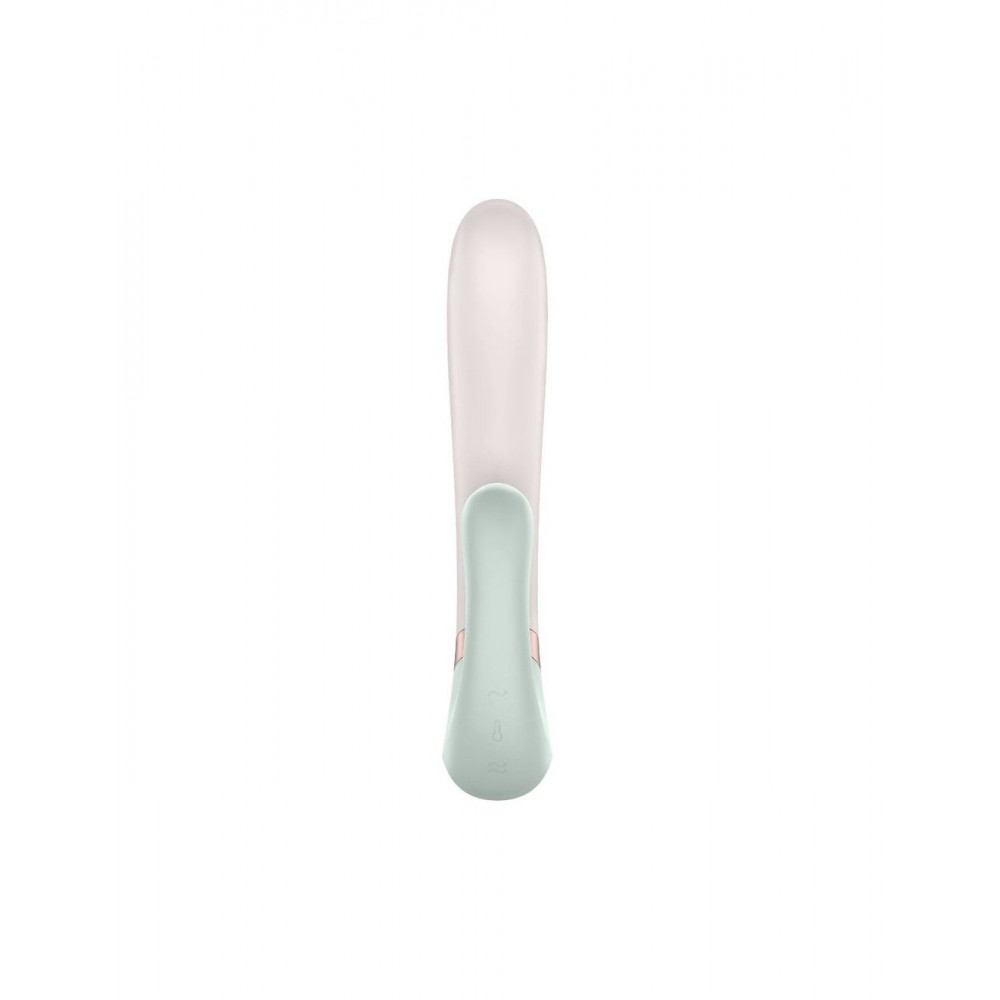 Вибратор-кролик - Смарт вибратор-кролик с подогревом Satisfyer Heat Wave Mint 2