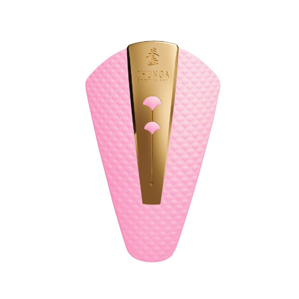Секс игрушки - Вибратор для клитора Shunga Obi нежно розовый, 11.5 см x 7 см
