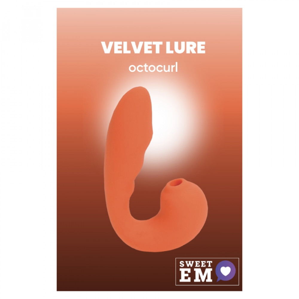 Різне - Вібратор із кліторальним стимулятором Sweet Em, помаранчевий