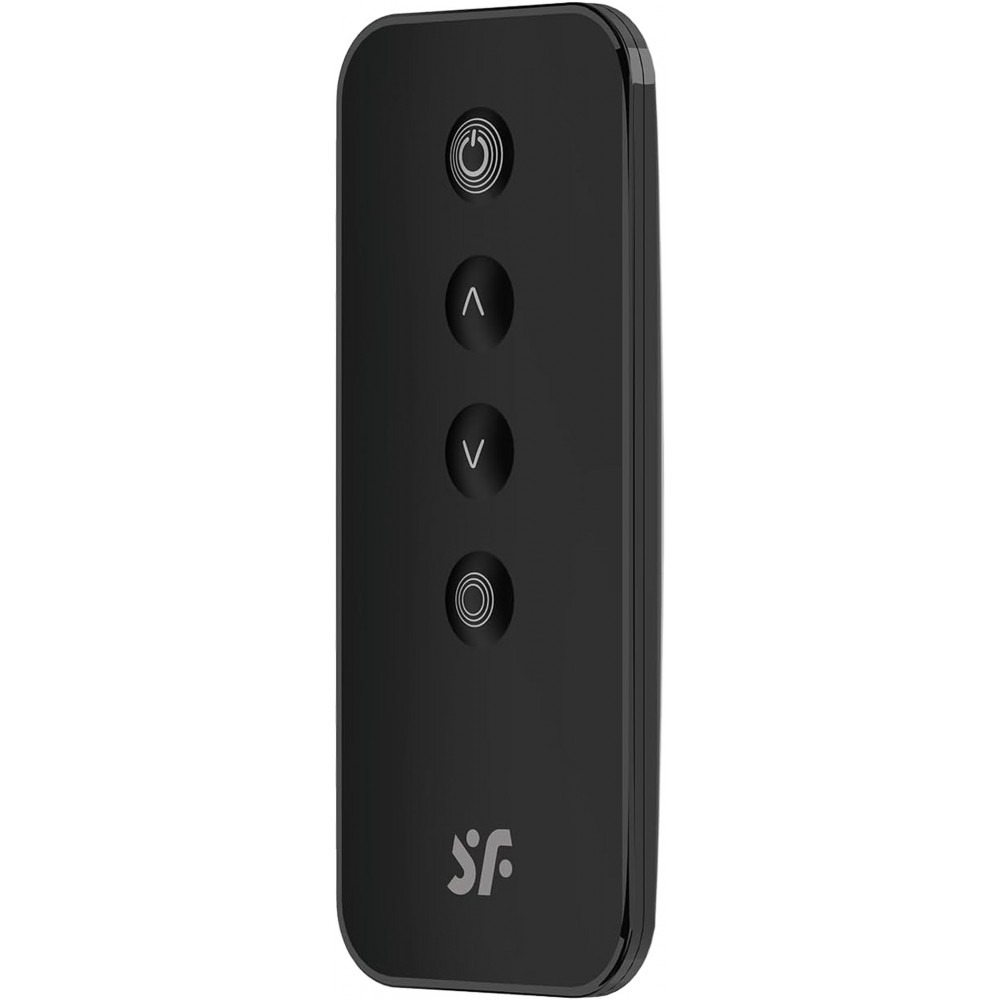 Разное - Вибратор в трусики Satisfyer Ribbed Petal с приложением и пультом, черный 4