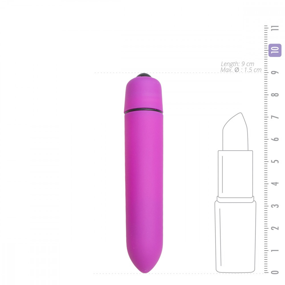 Секс игрушки - Вибропуля Easytoys, фиолетовая, 9 х 1.5 см 2