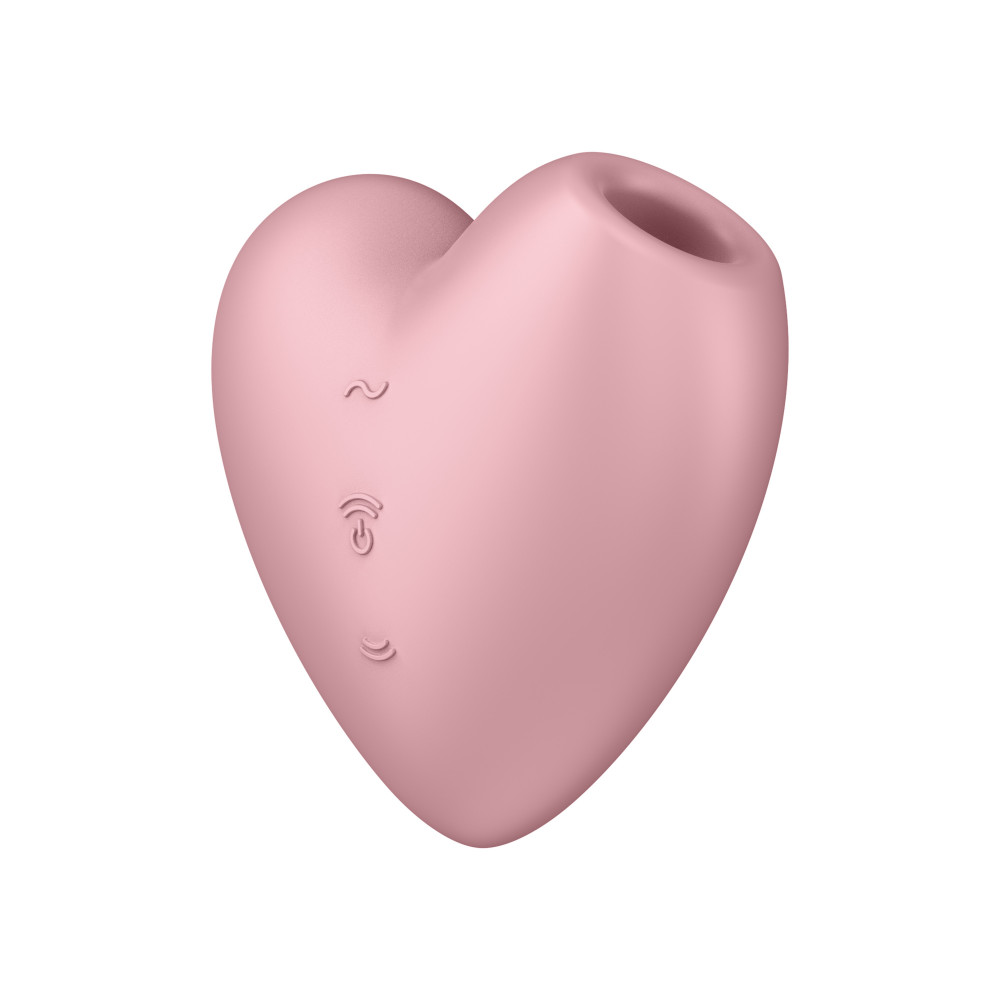 - Вакуумний стимулятор для клітора Cutie Heart колір: рожевий Satisfyer (Німеччина)