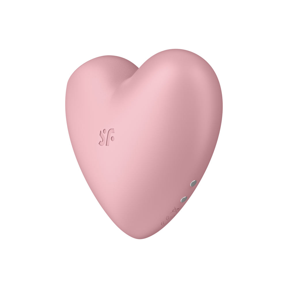 - Вакуумний стимулятор для клітора Cutie Heart колір: рожевий Satisfyer (Німеччина) 3