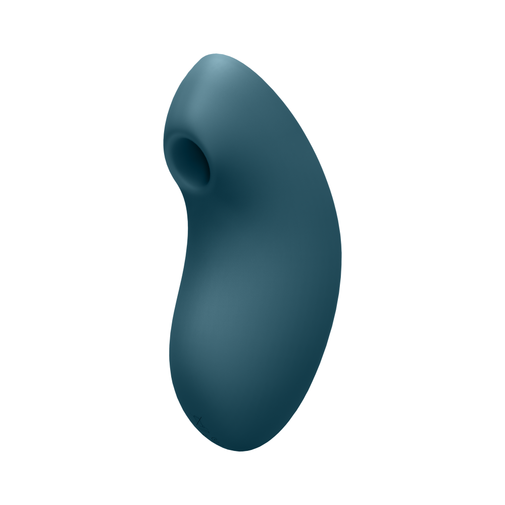 Мастурбатор - Вакуумный стимулятор клитора с вибрацией, Vulva Lover 2 цвет: синий Satisfyer (Германия) 6