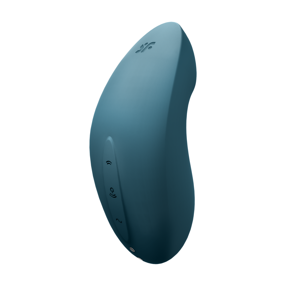 Мастурбатор - Вакуумный стимулятор клитора с вибрацией, Vulva Lover 2 цвет: синий Satisfyer (Германия) 2